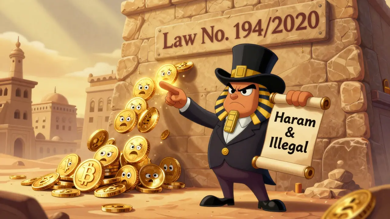 Central Bank of Egypt Crypto Prohibition and Enforcement in 2025