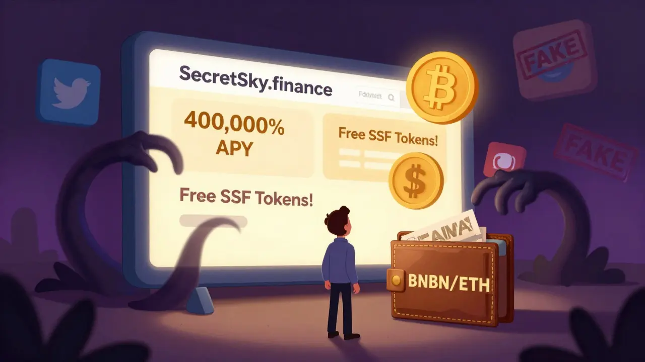 SecretSky.finance SSF Airdrop: What We Know and What to Watch Out For