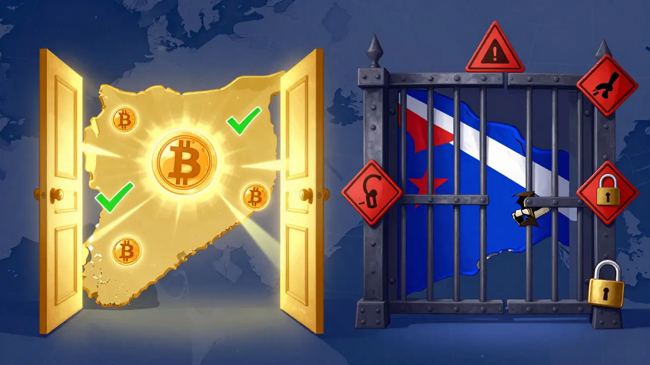 Sanctions Shift: Crypto Access in Syria vs. Cuba Restrictions (2025-2026)