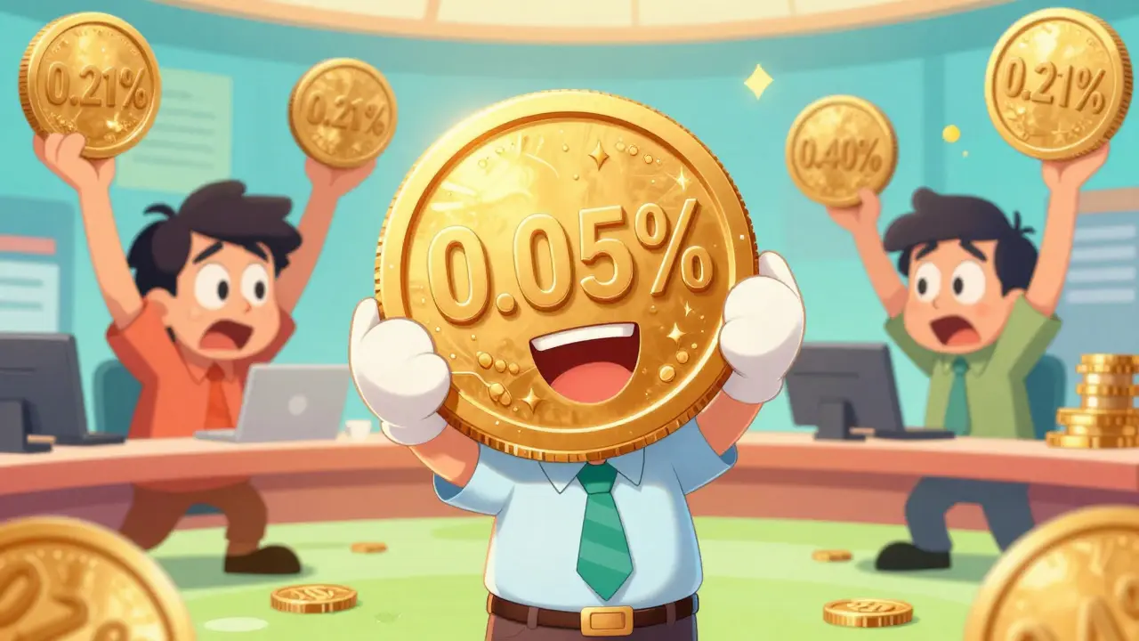 Disney style trader happy with low fee coin while others stress over high fees