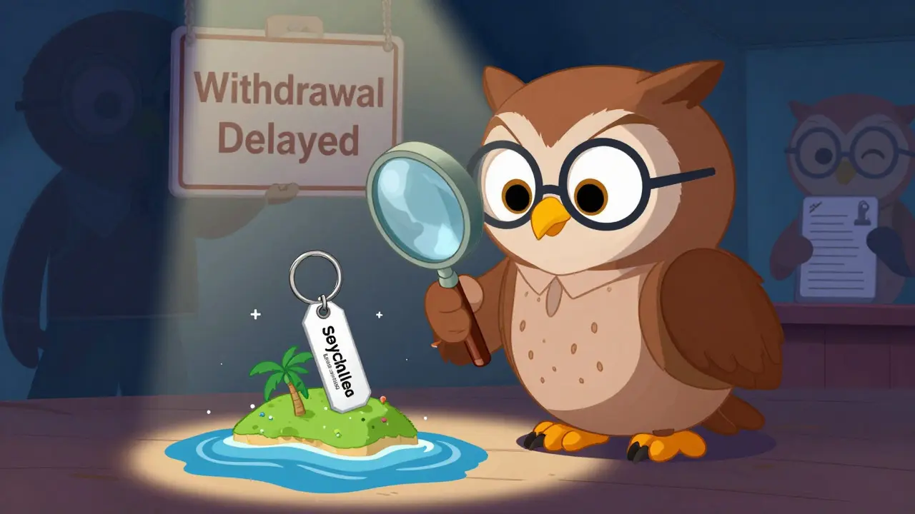 Owl inspecting offshore exchange security details