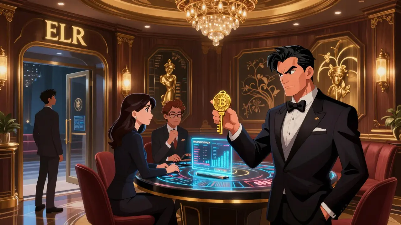 Exclusive club for wealthy crypto investors with outsiders waiting
