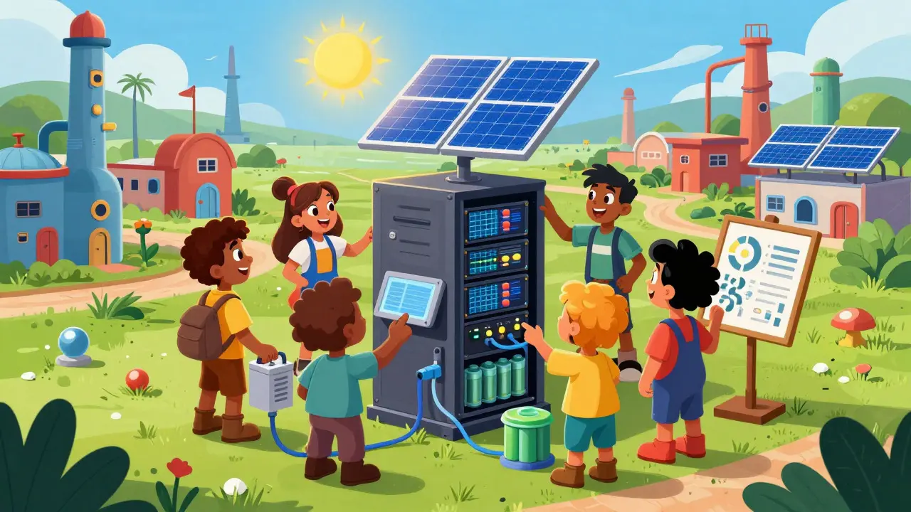 Team managing solar-powered crypto mining farm in Nigeria